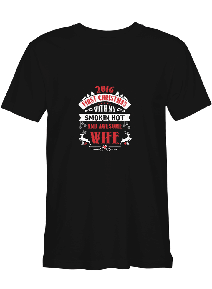 Christmas Awesome Wife T-Shirt For Men And Women