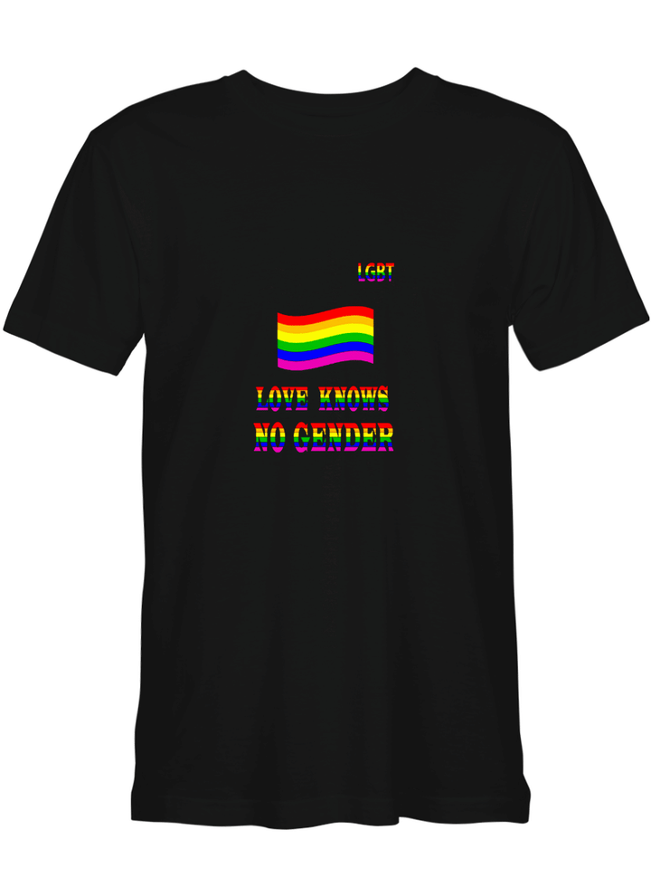 Love Knows No Gender LGBT T shirts for biker