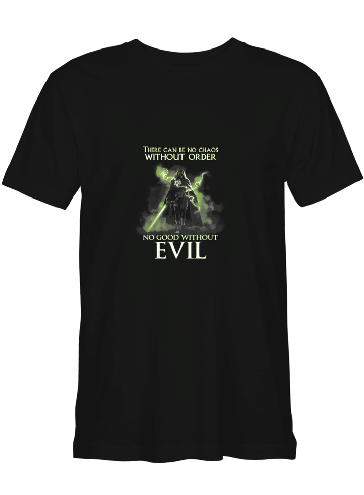 The Gray Jedi Order No Good Without Evil T-Shirt for men and women