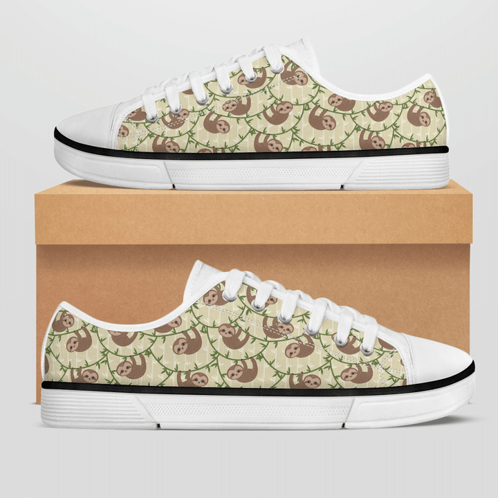 Sloth Low Top Shoes - Gift For Sloth Lovers (12)