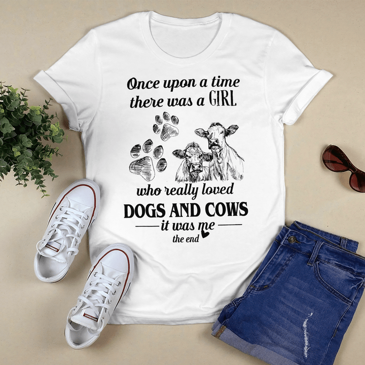 Girl Love Cows And Dogs T-Shirt, Hoodie, Sweatshirt