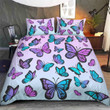 Pink And Purple Butterfly Bedding Set