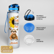 Sloth Sunflower Tracker Water Bottle