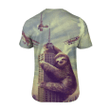 Sloth All Over Print T Shirt