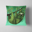 Mom And Baby Sloth Pillow Case Cover
