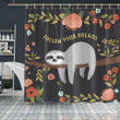 Sloth Shower Curtain 6