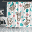 Sloth Shower Curtain 10
