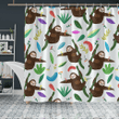 Sloth Shower Curtain 8