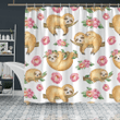 Sloth Shower Curtain 12