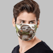 Cute Sloth Flower Face Mask