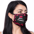 Nurse Fabric Face Mask With Filters Personalize name