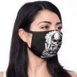 Vaping Skull Personalize Name Face Mask With Filters