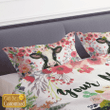 Love Cow Personalization Name Bedding Set