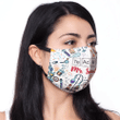 Chemistry Teacher Fabric Face Mask With Filters Personalize name