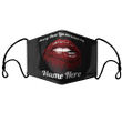 These Lips are taken by Fabric Mask with filters Personalize Name