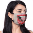 Piercings Fabric Face Mask With Filters