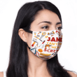 Can't fix it Fabric Face Mask With Filters Personalize name