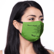 Don't Panic, It's Organic Fabric Mask with filters Personalize Name