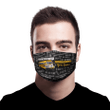 School bus driver life Fabric Face Mask With Filters Personalize Your Name