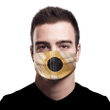 Guitar Fabric Face Mask With Filters Personalize name 02