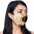 Guitar Fabric Face Mask With Filters Personalize name 02