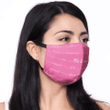 Love Fabric Face Mask With Filters Personalize name