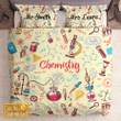 Chemistry Bedding Set Personalize Name