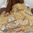 Book Quilt Personalize Name