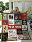 Love Bicycle Quilts Personalize Name