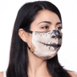 Sugar Skull Day of the Dead Fabric Face Mask With Filters 6