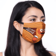 Gritty Mascot Fabric Face Mask With Filters