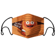 Gritty Mascot Fabric Face Mask With Filters