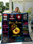 Nurse Life Quilt Custom Personalize Your Name