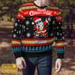 Merry Christ-mask Christmas Sweatshirt Personalized Custom Name