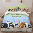 Cow Bedding Set - Life Is Better With Cows Around