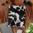 Cow Drawstring Bag - Cow Bag For Cow Lover