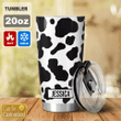 Cow Personalized Name Tumbler