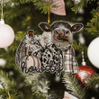 Cow Ornament - Cow Fall Ornament Howdy