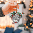 Cow Christmas Ornament