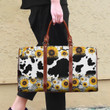 Cow Sunflower Travel Bag - Cow Bag, Gift For Cow Lovers