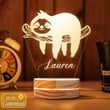 Sloth Custom 3D Led Lamp