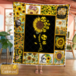 Sloth Sunflower Quilt - Gifts For Sloth Lovers