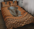 Elephant Bamboo Basket Style Quilt Bed Set