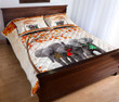 Elephant Autumn Style Quilt Bed Set