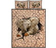 Elephant Earth Crack Style Quilt Bed Set