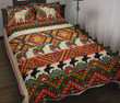 Elephant Geometric Pattern Quilt Bed Sets