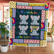Elephant Hippie It's Ok To Be A Little Different Quilt