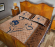 Cows Leather Style Quilt Bed Set