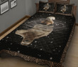 Sloth Reflection Mandala Style Quilt Bed Set