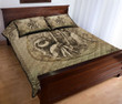 Sloth Pencil Drawing Style Quilt Bed Set
